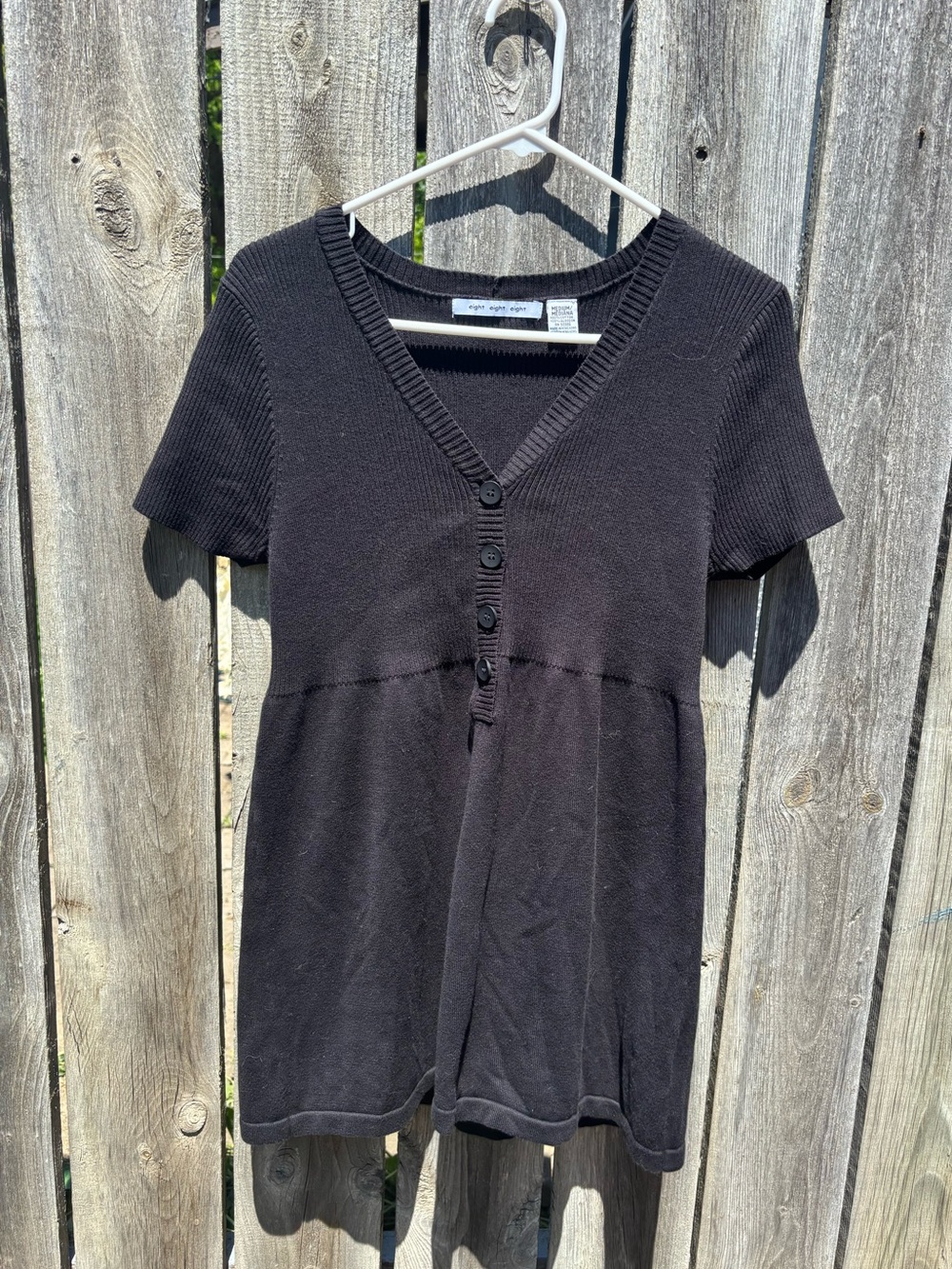 Vintage Y2K Babydoll Sweater Dress Tunic Shirt